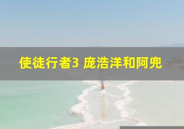 使徒行者3 庞浩洋和阿兜